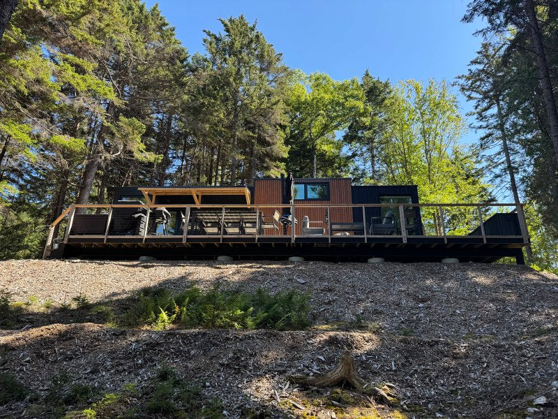 Seawall ~ Oceanfront Parcel with Luxury Small Home