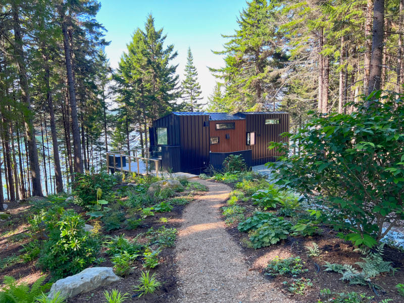 Seawall ~ Oceanfront Parcel with Luxury Small Home