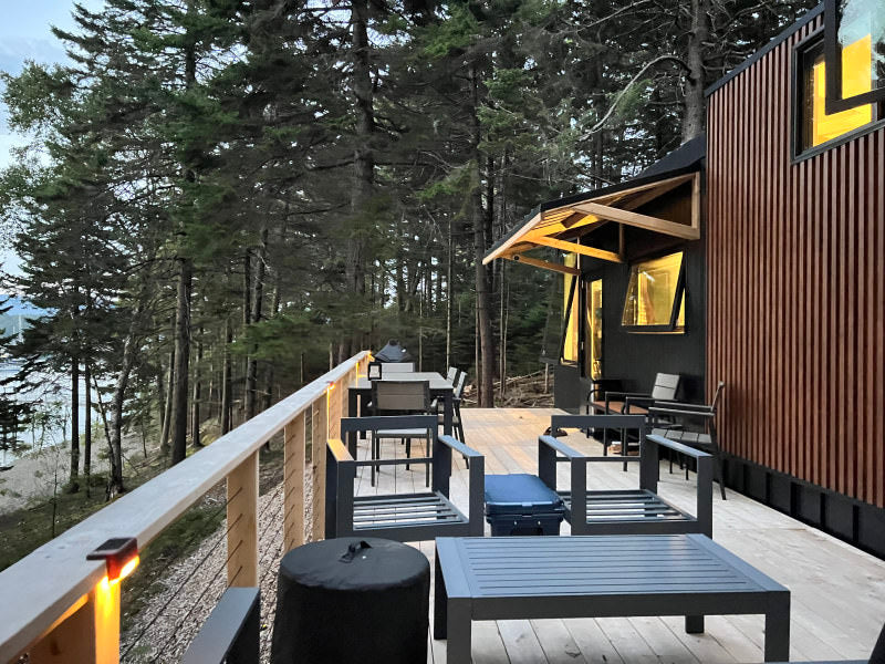 Seawall ~ Oceanfront Parcel with Luxury Small Home