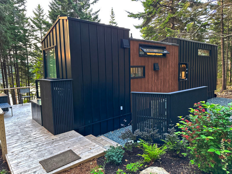 Seawall ~ Oceanfront Parcel with Luxury Small Home