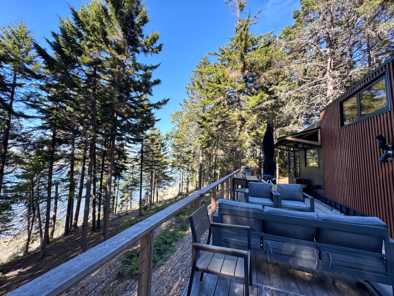 Seawall ~ Oceanfront Parcel with Luxury Small Home