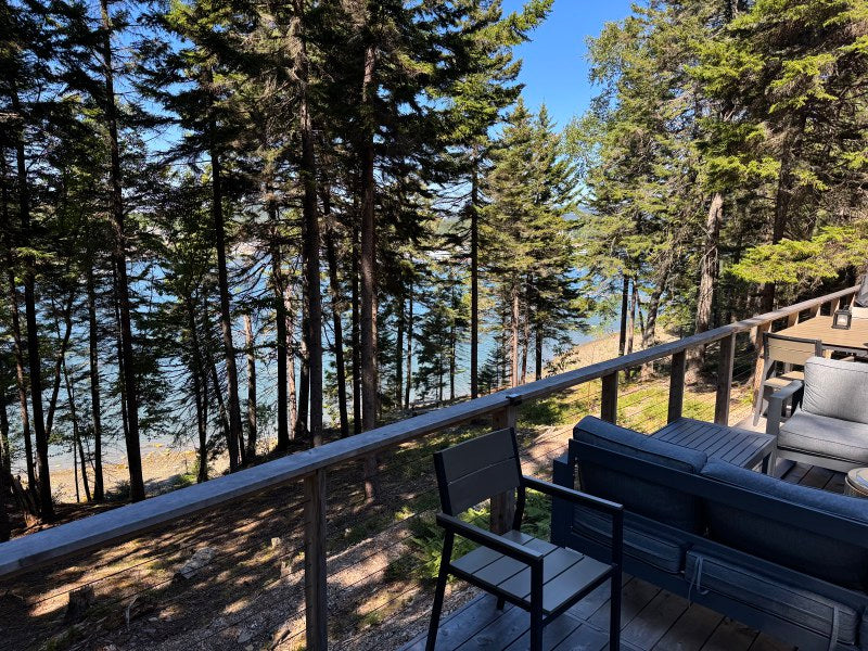 Seawall ~ Oceanfront Parcel with Luxury Small Home